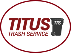 titus trash services inc waste schedule holiday logo company